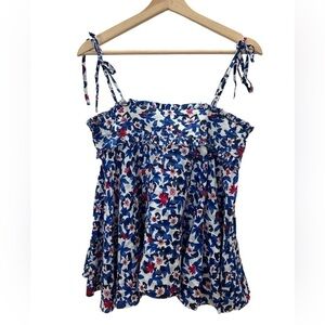 EUC Mii Au Paradis Floral Tank Size Medium Retail $275